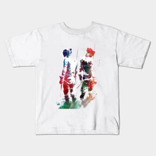 Fencing sport art #fencing #sport Kids T-Shirt